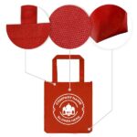Non-woven Grocery Tote Bags（12” x 13” x 8”）