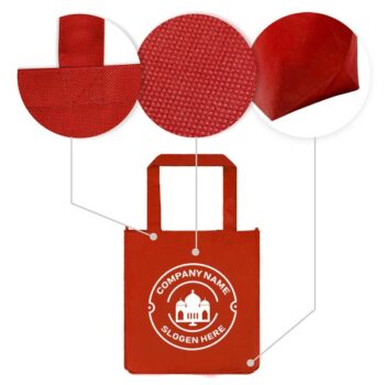 Non-woven Grocery Tote Bags(12'' x 13'' x 8'')