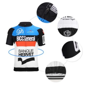 Unisex Full Color Dye Sublimated Custom Cycling Jersey Set