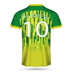 Full Color Dye Sublimated Custom Performance Rib Neck Soccer Jersey