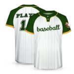 Custom 2-Button Front Baseball Jersey (Full Color Dye Sublimated)
