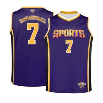 Full Color Dye Sublimated Custom Performance Personalized Basketball Jersey
