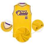 Full Color Dye Sublimated Custom Performance Personalized Basketball Jersey