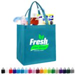Non-woven Grocery Tote Bags（12” x 13” x 8”）