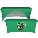 6′ Open Back Stretch Table Cover (Full Color Dye Sublimation)