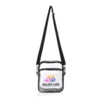 Clear PVC Crossbody Shoulder Bag