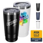 20 Oz Stainless Steel Vacuum Insulated Ringneck Tumbler With Lid