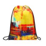 14″ x 17″ Dye-Sublimated Drawstring Backpack