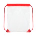 Large Clear Stadium Drawstring Backpack