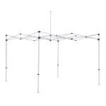 10′ Premium Hex Aluminum Frame w/ Full Color Canopy