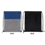 Heathered Jute Drawstring Backpack