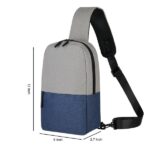 Two-Tone Crossbody Sling Backpack