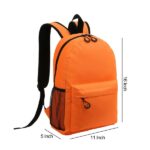 600D Heavy Duty Backpack With Water Bottle Pocket