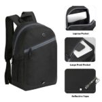 Color Zippered Stripe Daily Backpack