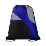 Tri-Color Drawstring Backpack