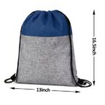 Heathered Jute Drawstring Backpack