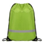 Reflective Safety Drawstring Backpack