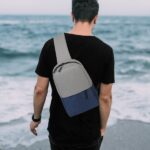Two-Tone Crossbody Sling Backpack