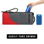 Insulated 6 Can Golf Cooler Bag With Shoulder Strap