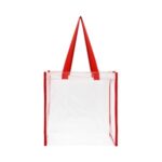 PVC Clear Stadium Tote Bag