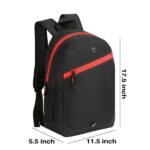 Color Zippered Stripe Daily Backpack