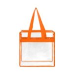 Stadium Approved Clear Zipper Tote Bag