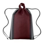 Reflective Safety Drawstring Backpack