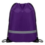 Reflective Safety Drawstring Backpack