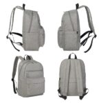 Eco-Friendly Recycled Heathered 15” Laptop Backpack