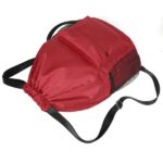 Waterproof Drawstring Backpack With Mesh Pockets
