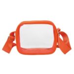 Transparent PVC Crossbody Stadium Bag