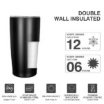 20 Oz Vacuum Insulated Stainless Steel Tumbler w/ Slider Lid