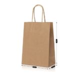 Twisted Handle Kraft Shopper Bag
