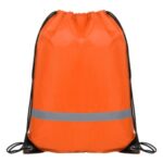 Reflective Safety Drawstring Backpack