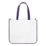 Extra Large Laminated Curved Bottom Tote Bag