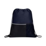 Dual Pocket Drawstring Backpack