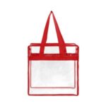 Stadium Approved Clear Zipper Tote Bag