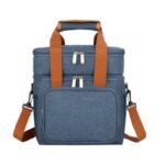 Insulated Lunch Cooler Bag W/ Pockets & Shoulder Strap