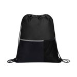 Dual Pocket Drawstring Backpack