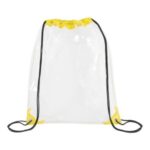 Clear Drawstring Cinch Backpack