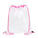 Clear PVC Drawstring Backpack