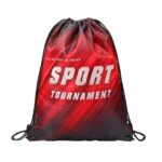 14″ x 17″ Dye-Sublimated Drawstring Backpack