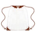 Large Clear Stadium Drawstring Backpack