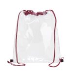 Clear PVC Drawstring Backpack