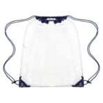 Large Clear Stadium Drawstring Backpack