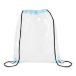 Clear Drawstring Cinch Backpack