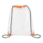 Clear Drawstring Cinch Backpack