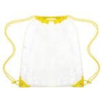 Large Clear Stadium Drawstring Backpack