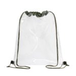 Clear PVC Drawstring Backpack