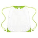 Large Clear Stadium Drawstring Backpack